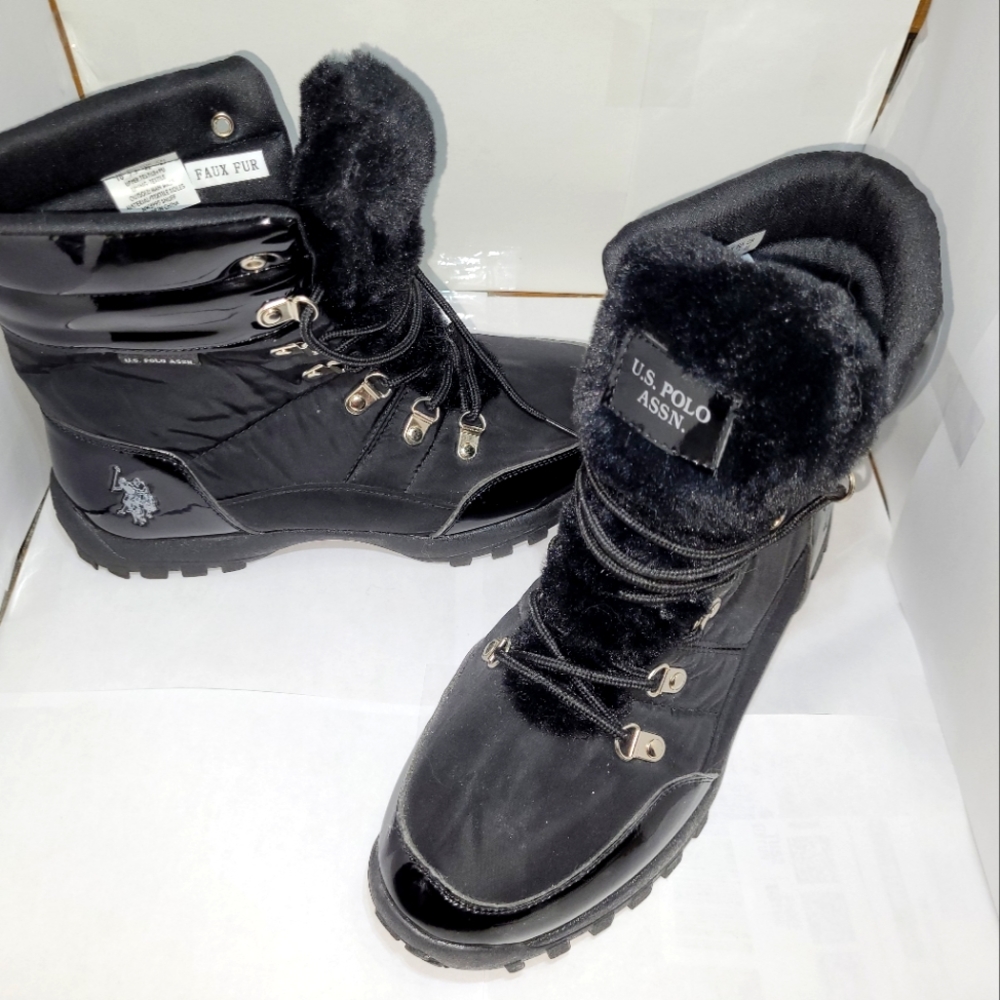 All weather polo Ralph boots women's size 10US
